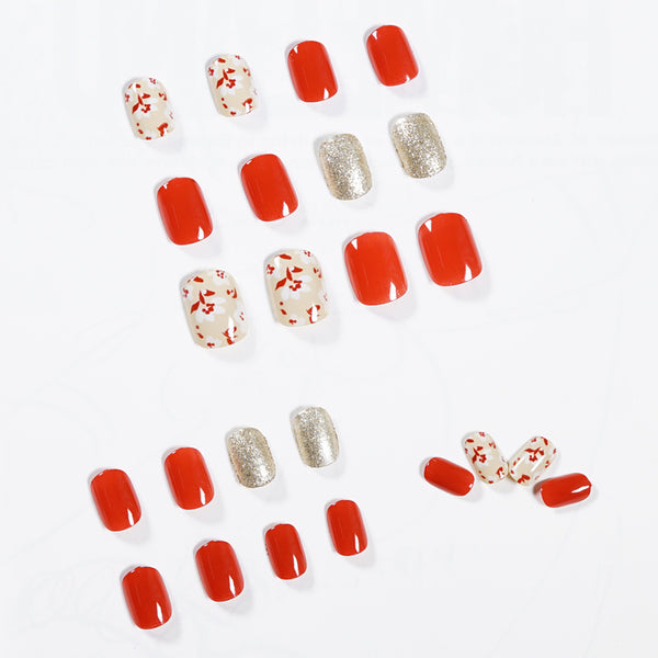 12 Sizes-24 Pcs Press On Nails JP870