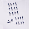 12 Sizes-24 Pcs Press On Nails JP905