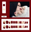 12 Sizes-24 Pcs Press On Nails R121