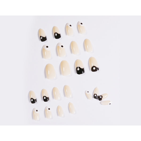 12 Sizes-24 Pcs Press On Nails JP907