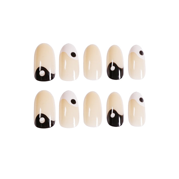 12 Sizes-24 Pcs Press On Nails JP907
