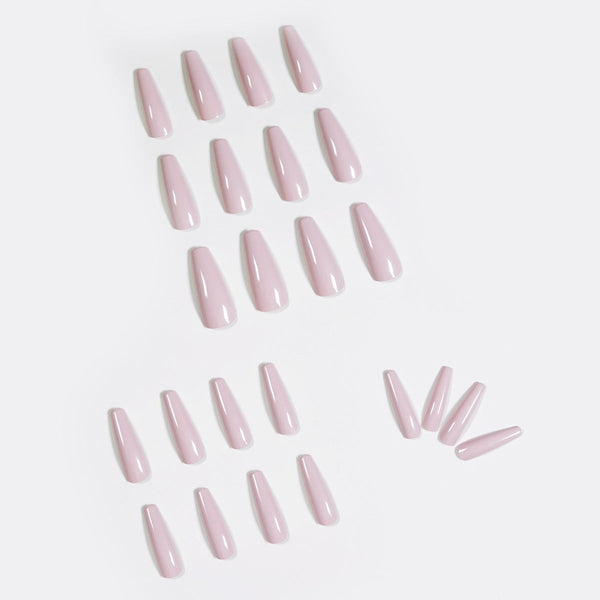 Glossy Long Press on Nails