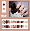 12 Sizes-24 Pcs Press On Nails R121