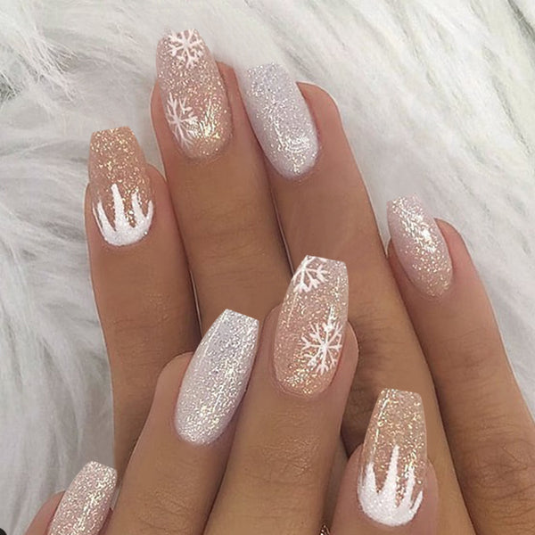 12 Sizes-24 Pcs Press On Nails JP919