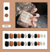 12 Sizes-24 Pcs Press On Nails R121