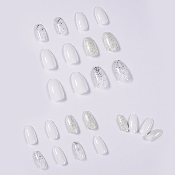 12 Sizes-24 Pcs Press On Nails JP921