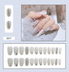 12 Sizes-24 Pcs Press On Nails Z001