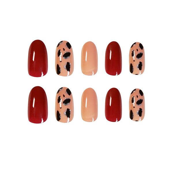 12 Sizes-24 Pcs Press On Nails JP927