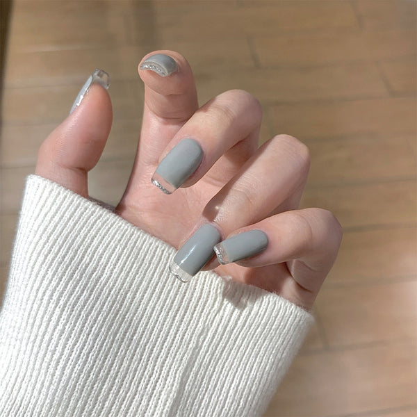 12 Sizes-24 Pcs Press On Nails JP941