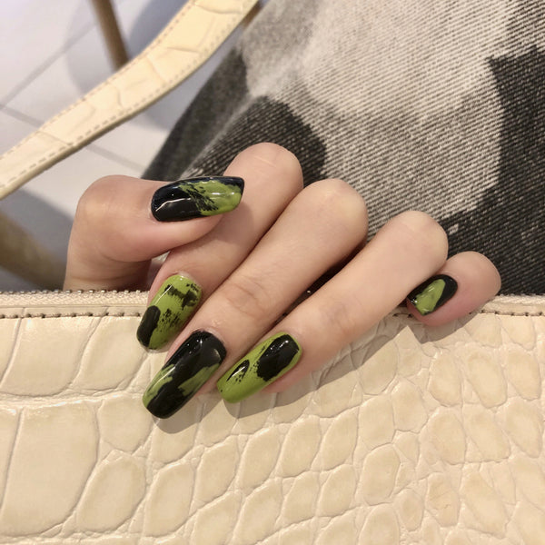 12 Sizes-24 Pcs Press On Nails JP943