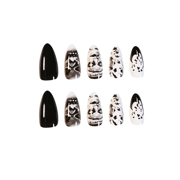 12 Sizes-24 Pcs Press On Nails JP944