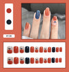 12 Sizes-24 Pcs Press On Nails R121