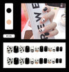 12 Sizes-24 Pcs Press On Nails R121