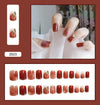 12 Sizes-24 Pcs Press On Nails Z001