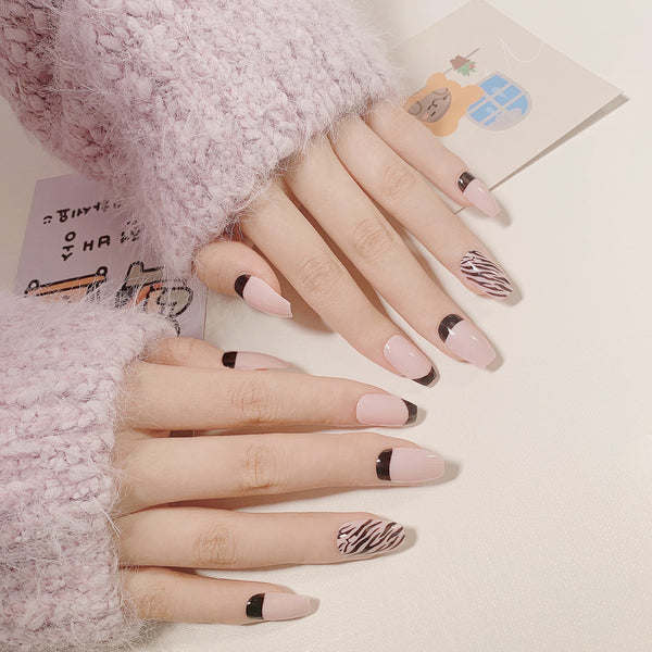 12 Sizes-24 Pcs Press On Nails JP928