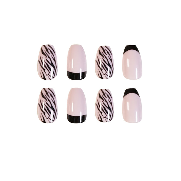 12 Sizes-24 Pcs Press On Nails JP928