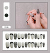 12 Sizes-24 Pcs Press On Nails R121