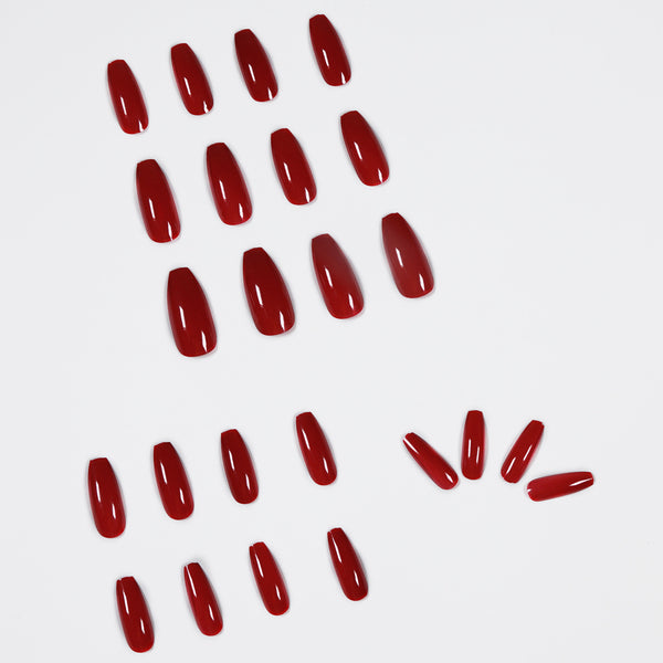12 Sizes-24 Pcs Press On Nails JP954