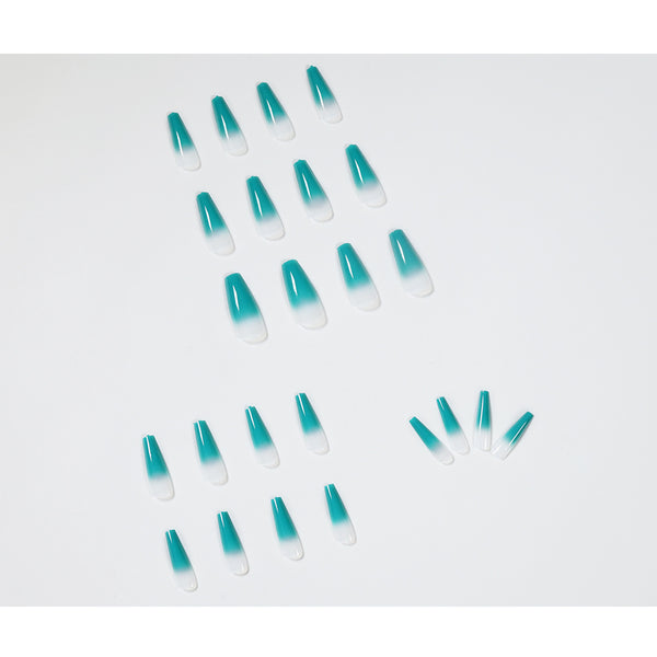 12 Sizes-24 Pcs Press On Nails JP961