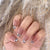 12 Sizes-24 Pcs Press On Nails JP977