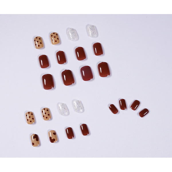 12 Sizes-24 Pcs Press On Nails JP951