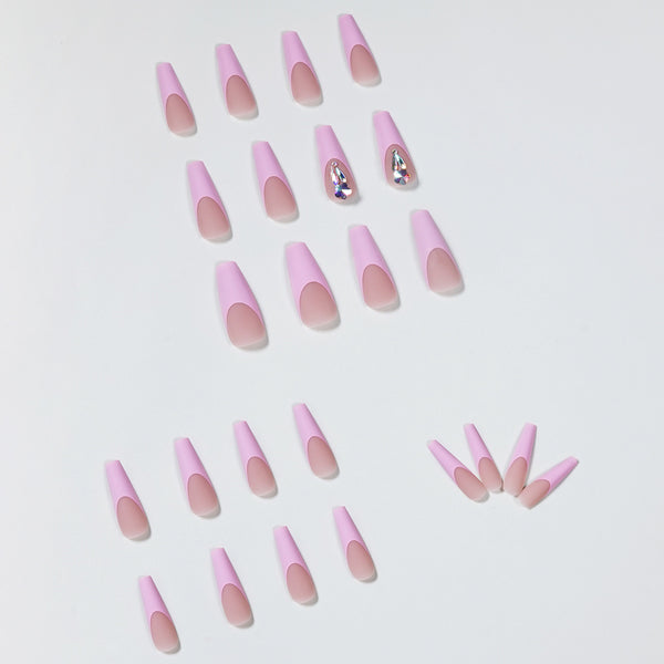 12 Sizes-24 Pcs Press On Nails JP959