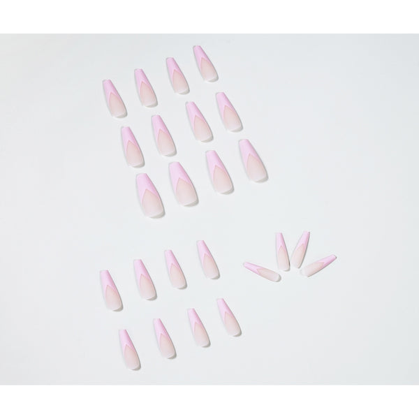 12 Sizes-24 Pcs Press On Nails JP960