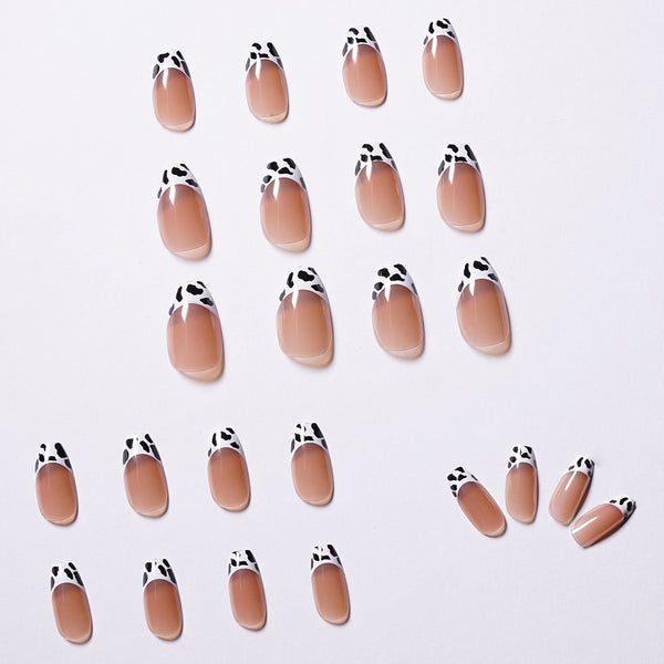 12 Sizes-24 Pcs Press On Nails JP977