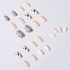 12 Sizes-24 Pcs Press On Nails JP982