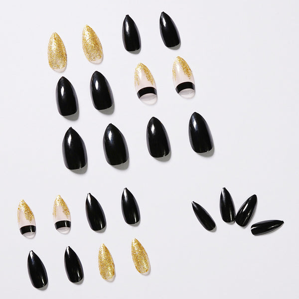 12 Sizes-24 Pcs Press On Nails JP984