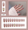 12 Sizes-24 Pcs Press On Nails Z001