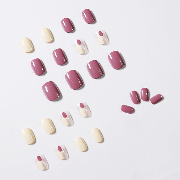 12 Sizes-24 Pcs Press On Nails JP983