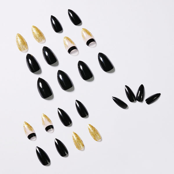 12 Sizes-24 Pcs Press On Nails JP984