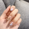 12 Sizes-24 Pcs Press On Nails JP988