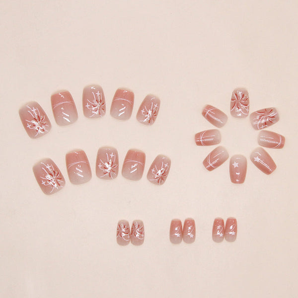 12 Sizes-24 PcsPress On Nails R831