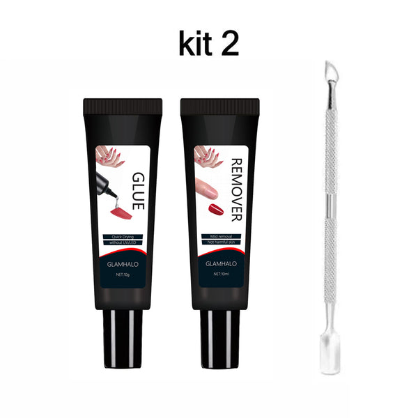 Semi-solid glue New Upgrade Super Strong Quick drying without cure nail glue