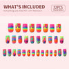 12 Sizes-24 PcsPress On Nails M432
