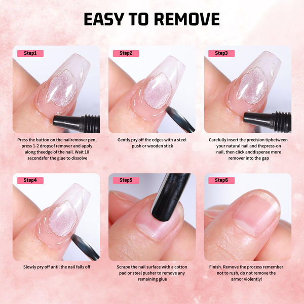 Semi-solid glue New Upgrade Super Strong Quick drying without cure nail glue