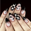 12 Sizes-24 Pcs Press On Nails C2064