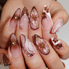 12 Sizes-24 Pcs Press On Nails1XB1-13602