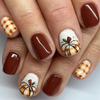 12 Sizes-24 Pcs Press On Nails DJ251