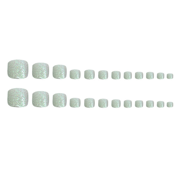 12 Sizes-24 Pcs Press On Nails F151