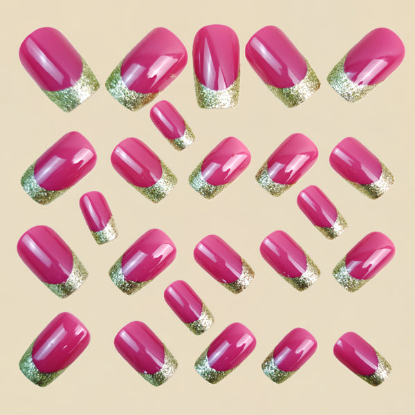 12 Sizes-24 Pcs Press On Nails Y1793