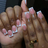 12 Sizes-24 Pcs Press On Nails C057