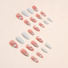 12 Sizes-24 Pcs Press On Nails W473