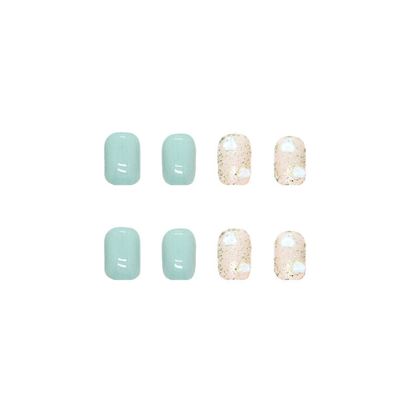 12 Sizes-24 Pcs Press On Nails Z348