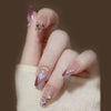 12 Sizes-24 Pcs Press On Nails Z417