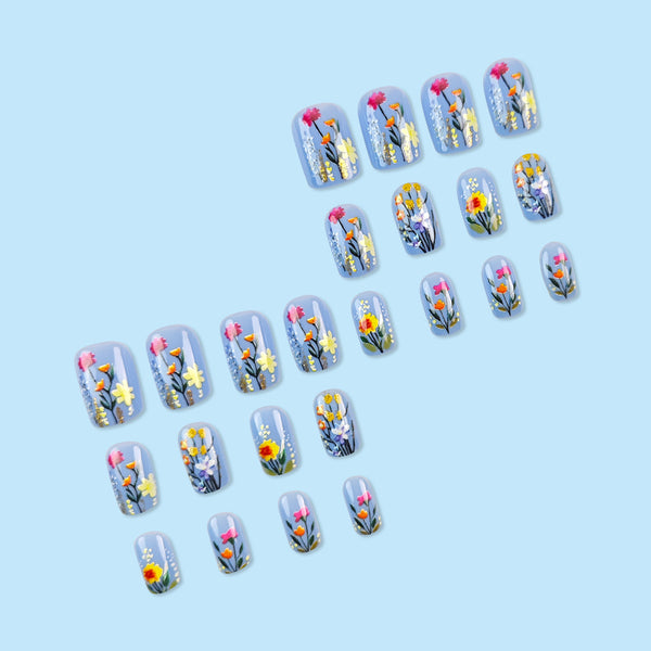 12 Sizes-24 PcsPress On Nails FD021-K2-B7