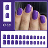 12 Sizes-24 Pcs Press On Nails C1821