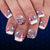 12 Sizes-24 Pcs Press On Nails C1762